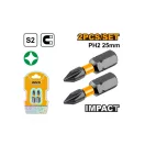 INGCO Impact bitka PH2 x 25 mm (2 ks)