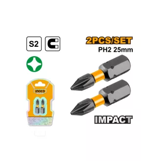 INGCO Impact bitka PH2 x 25 mm (2 ks)