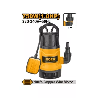 INGCO Ponorné čerpadlo 750 W