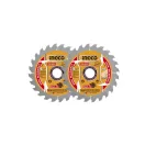 INGCO Kotúč na drevo 140 x 20 x 1,0 mm / 24T (2 ks)