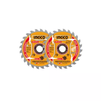   INGCO Pílový kotúč na drevo 165 x 20 x 1,0 mm / 24T (2 ks)