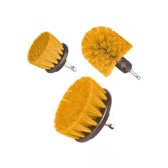 INGCO Súprava kefíčov 3 dielna pre bitové upínanie