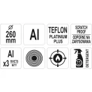 Panvica na palacinky YATO GASTRO s teflónovým povrchom 260 mm hliník