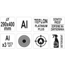 YATO GASTRO Panvica na ryby s teflónovou vrstvou 290 mm hliník