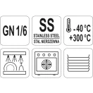 YATO GASTRO Inox vložné veko GN 1/6