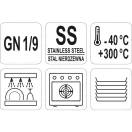 YATO GASTRO Inox vložné veko GN 1/9