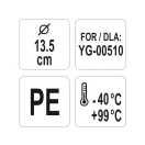 YATO GASTRO Plastové veko vedra 135 mm