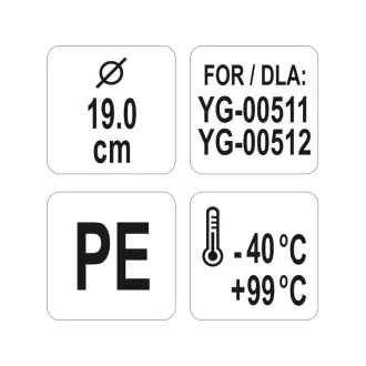 YATO GASTRO Plastové veko vedra 190 mm