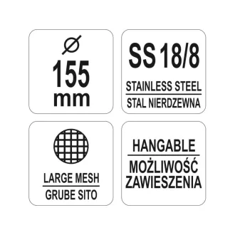 YATO GASTRO Filtračná lyžica 155 mm