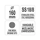 YATO GASTRO Filter 160 mm inox
