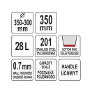 YATO GASTRO Inox vedro 28 litrov