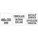 YATO GASTRO Protišmyková vanička 460 x 355 mm
