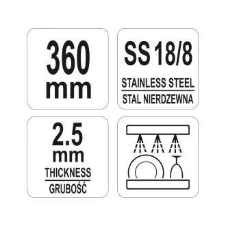 YATO GASTRO Vyťahovacia lyžica 360 mm inox