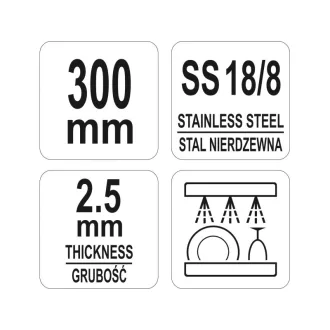 YATO GASTRO Servírovacia lyžica s otvorom 300 mm inox
