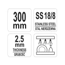 YATO GASTRO Inox šalátová lyžica 300 mm