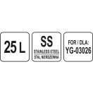 YATO GASTRO Nádoba na mixovanie 25 litrov pre YG-03026