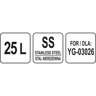 YATO GASTRO Nádoba na mixovanie 25 litrov pre YG-03026