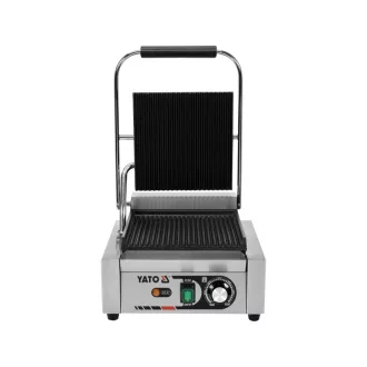   YATO GASTRO Kontaktný gril 320 mm 1800 W rebrovaná grilovacia doska