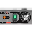 YATO GASTRO Kontaktný gril 440 mm 2200 W rebrovaný plech na pečenie