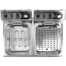 YATO GASTRO Stolná fritéza 2 x 6 litrov 2 x 3000 W