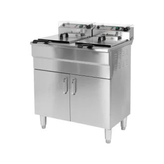 YATO GASTRO Olejová fritéza 2 x 11,5 litra 2 x 5000 W