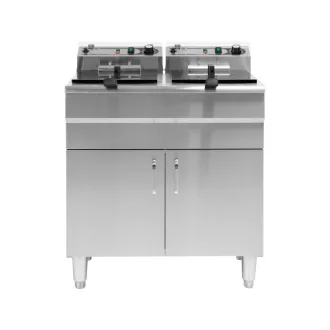 YATO GASTRO Olejová fritéza 2 x 11,5 litra 2 x 5000 W
