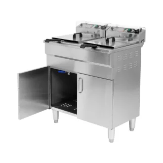 YATO GASTRO Olejová fritéza 2 x 11,5 litra 2 x 5000 W
