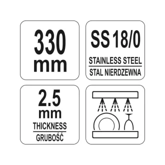 YATO GASTRO Koktejlová lyžička 330 mm inox