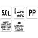 YATO GASTRO Plastová odmerka 5000 ml