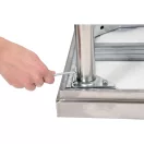 Pracovný stôl YATO GASTRO Inox so spodnou policou