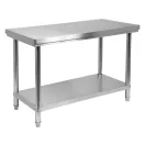 Pracovný stôl YATO GASTRO Inox so spodnou policou