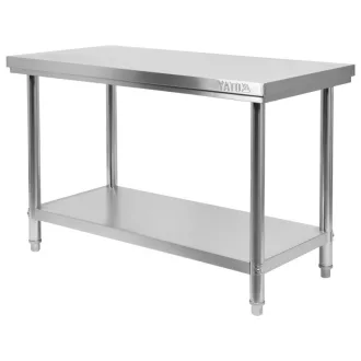 Pracovný stôl YATO GASTRO Inox so spodnou policou