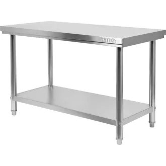 Pracovný stôl YATO GASTRO Inox so spodnou policou