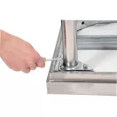 Pracovný stôl YATO GASTRO Inox so spodnou policou