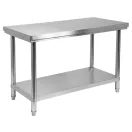 Pracovný stôl YATO GASTRO Inox so spodnou policou