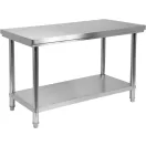 Pracovný stôl YATO GASTRO Inox so spodnou policou