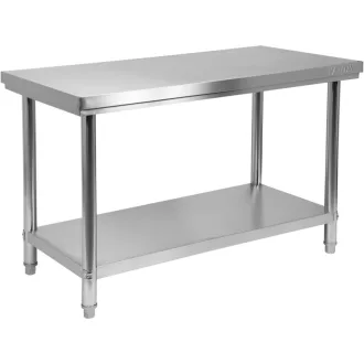 Pracovný stôl YATO GASTRO Inox so spodnou policou