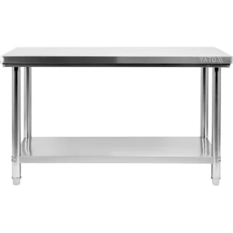 Pracovný stôl YATO GASTRO Inox so spodnou policou