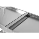 Pracovný stôl YATO GASTRO Inox so spodnou policou so zadným vyklápaním