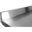 Pracovný stôl YATO GASTRO Inox so spodnou policou so zadným vyklápaním