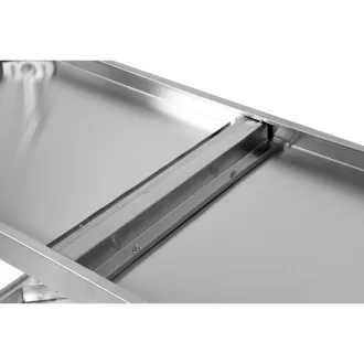   Pracovný stôl YATO GASTRO Inox so spodnou policou so zadným vyklápaním