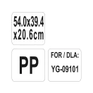 YATO GASTRO Plastový úložný priestor pre kuchynský vozík 540 x 390 x 200 mm