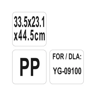   YATO GASTRO Plastový úložný priestor pre kuchynský vozík 335 x 231 x 445 mm