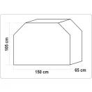 YATO GASTRO plachta na plynový gril 1500 x 650 x 1050 mm