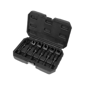   YATO Sada nástrčných kľúčov na mechanické brzdové potrubie 6 kusov 3/8" 12-19 mm