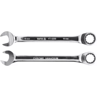 YATO Ratlóvý kľúč s hviezdou 19 mm / 245 mm 72T CrV