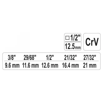 YATO krokový kľúč na chladič 1/2"