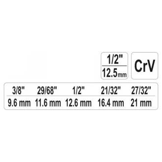 YATO krokový kľúč na chladič 1/2"