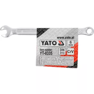 YATO Kombinovaný kľúč 6 mm / 110 mm CrV