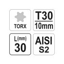 YATO Bit na skrutkovač T30 x 30 S2